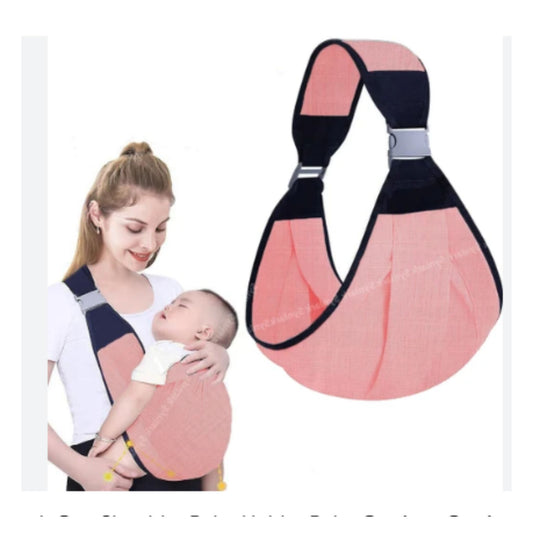 Baby Sling Carrier Adjustable Baby Holder Carrier Baby Half Wrapped Sling Hip Carrier Breathable Cotton Mesh Fabric for Newborn