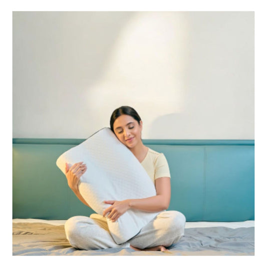 Memory Foam Solid Orthopaedic Pillow White