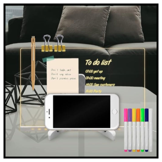 3D Acrylic Writing Pad with Pen