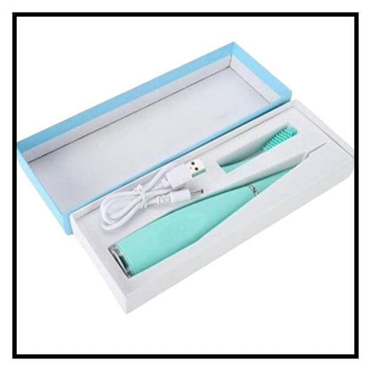 3 in 1 Dental And Face Cleaner & Scrubber Electric Toothbrush (Green)