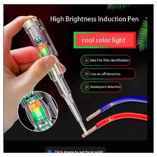 High-Brightness Intelligent Voltage Tester Pen, Multi-Function LED Test Pen with Screwdriver