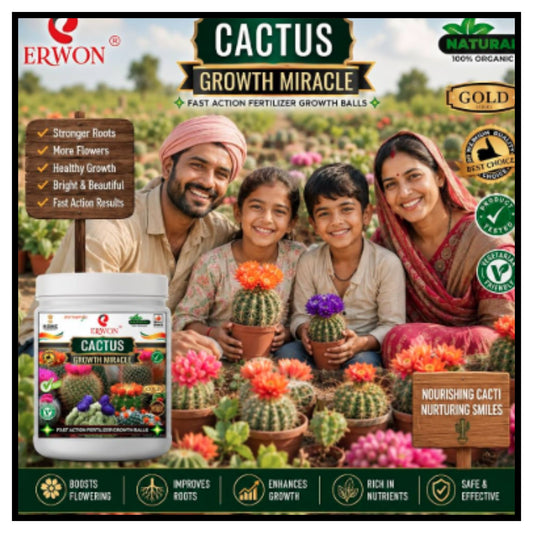 Cactus Fruit Seeds pack of 1 with Plant Growth Supplement