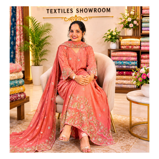 Mayuri Churidar Terracotta - S.NO 406118