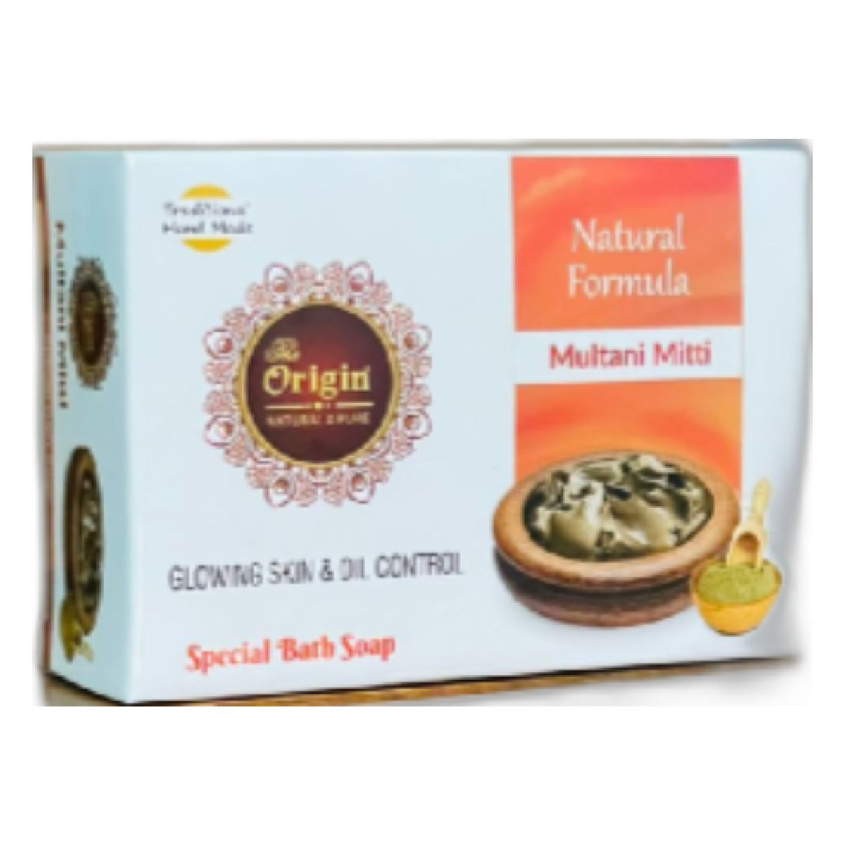 Mutani Mitti 75 GRM (Box) Coconut oil Handmade Natural Pure soap(Pack of 3)