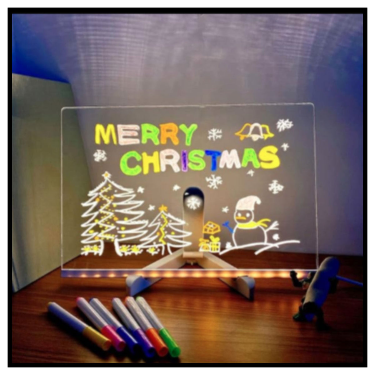 3D Acrylic Writing Pad with Pen