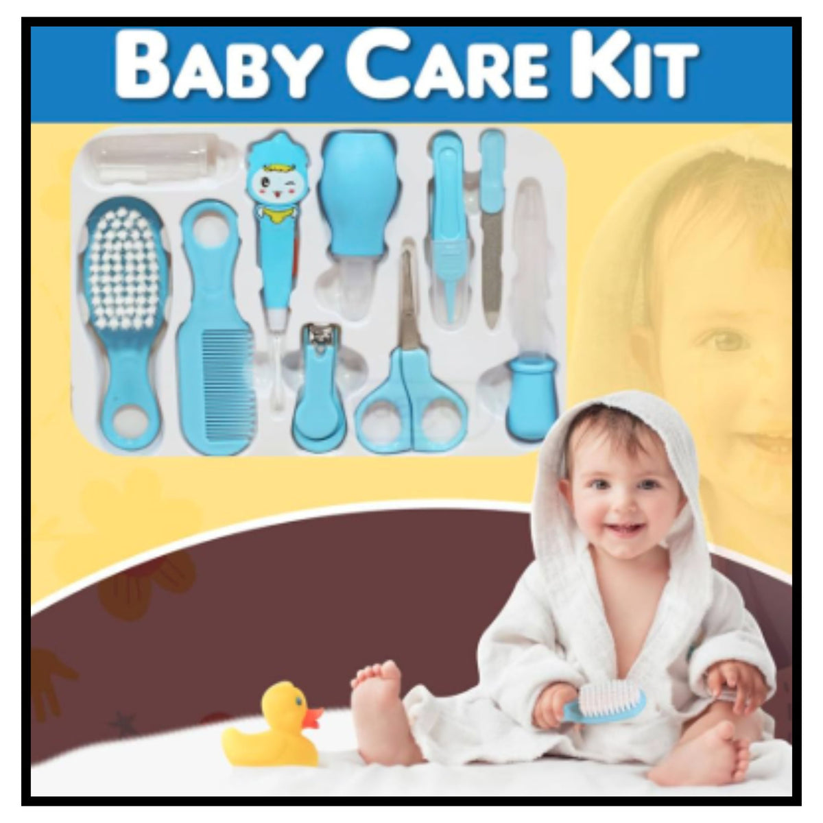 10 in 1 Baby Care Set Luxury Manicure Grooming Kit