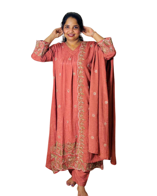 MAYURI CHURIDAR TERRACOTTA (406118)