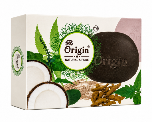 Origin 125 GRM (Box) Coconut oil Handmade Natural Pure soap(Pack of 3)