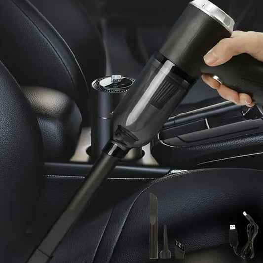 3 in 1 Mini Car Vacuum Wireless, Rechargeable, Blower & Dust Cleaner for Car, Home & Keyboard