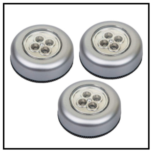 Plastic Stick-N-Clicks Led Bright Lights (PACK OF 2 )
