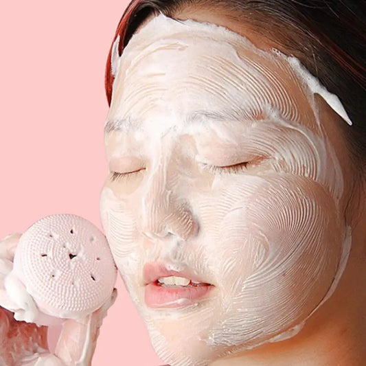 Cute Octopus Silicone Facial Cleansing Brush – Face Scrubber Massager Tool