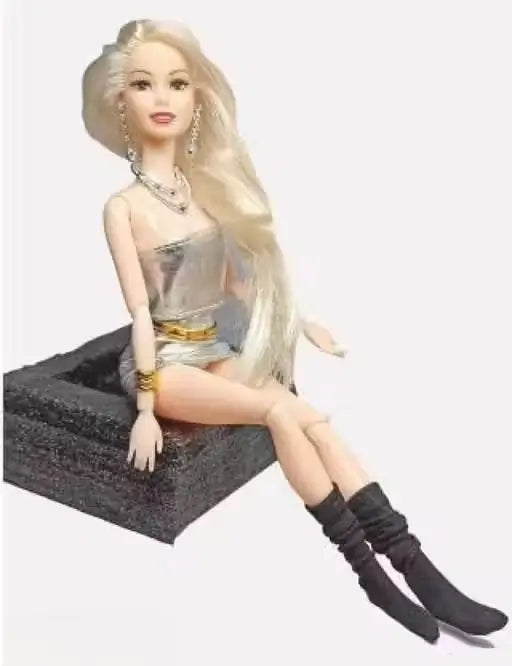 Doll Beautiful Fashion Doll with Movable Hands and Legs – Toy ( default, OS )