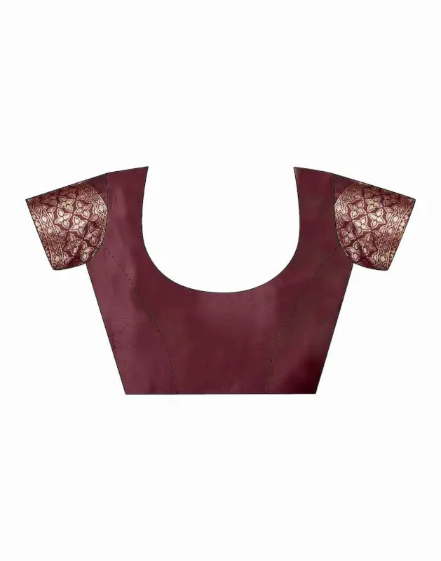 Jacquard Saree  Timeless Grace Collection ( maroon, OS )