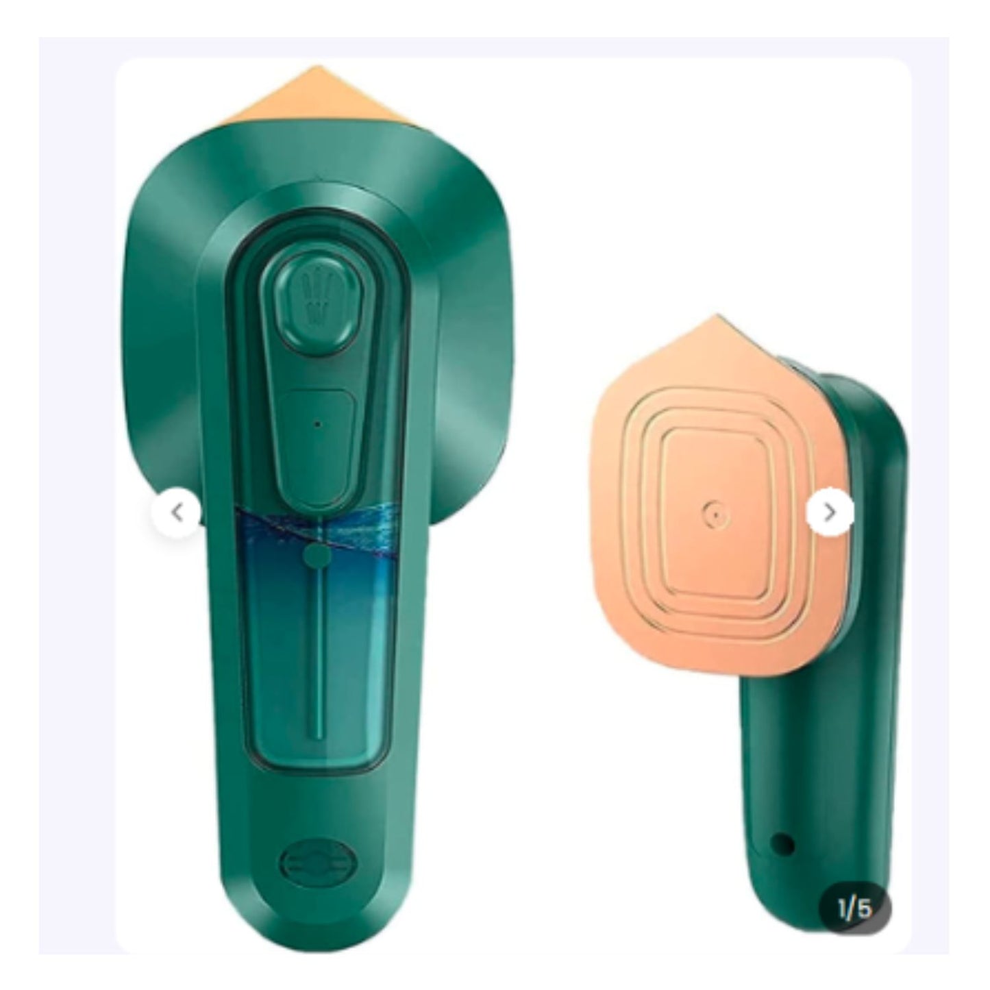 Portable Micro Steam Iron, Green Iron Handheld Garment Steamer