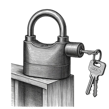 Antigrip Alarm Lock, Sensor Alarm Lock for Home, Office and Bikes, Security Lock, Standard Size