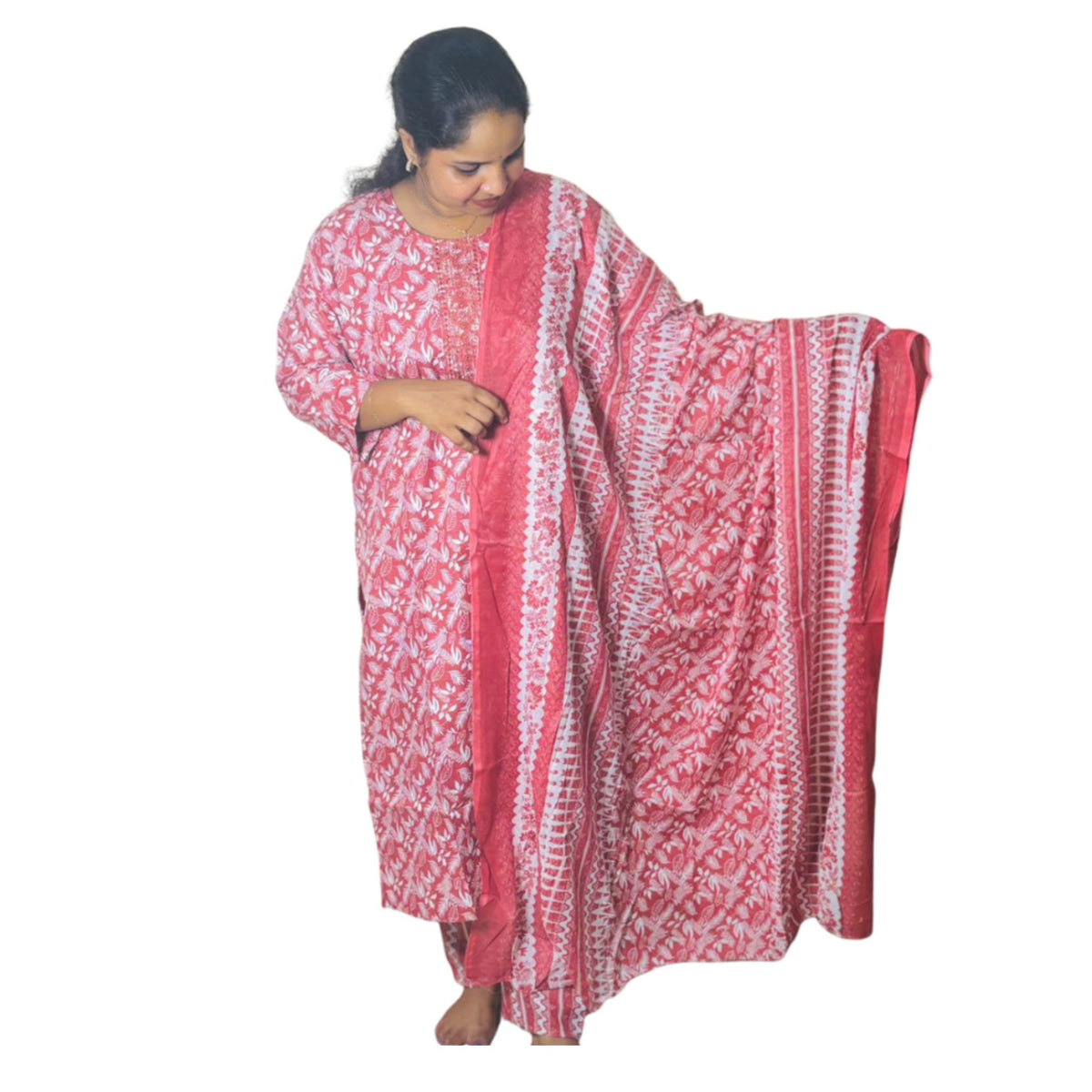 Regha Churidar Terracotta 3XL - S.NO 414138