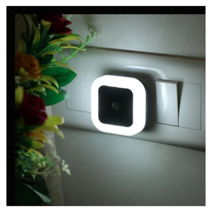Motion Sensor Square Led Ceiling Light Flush Mount Garage Wall Lamp Warm White Light (Pack Of 2)