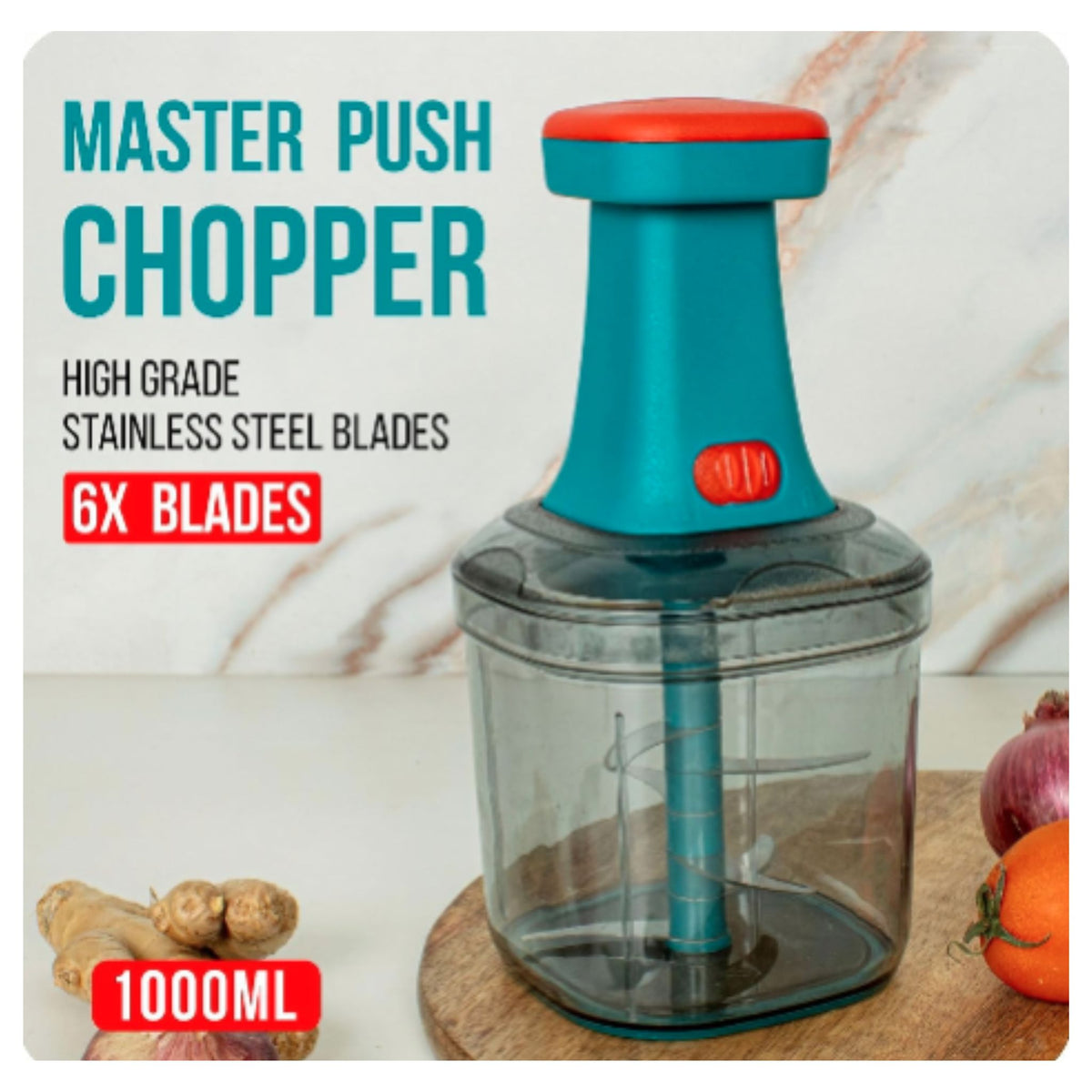 Manual Hand Press Push Chopper