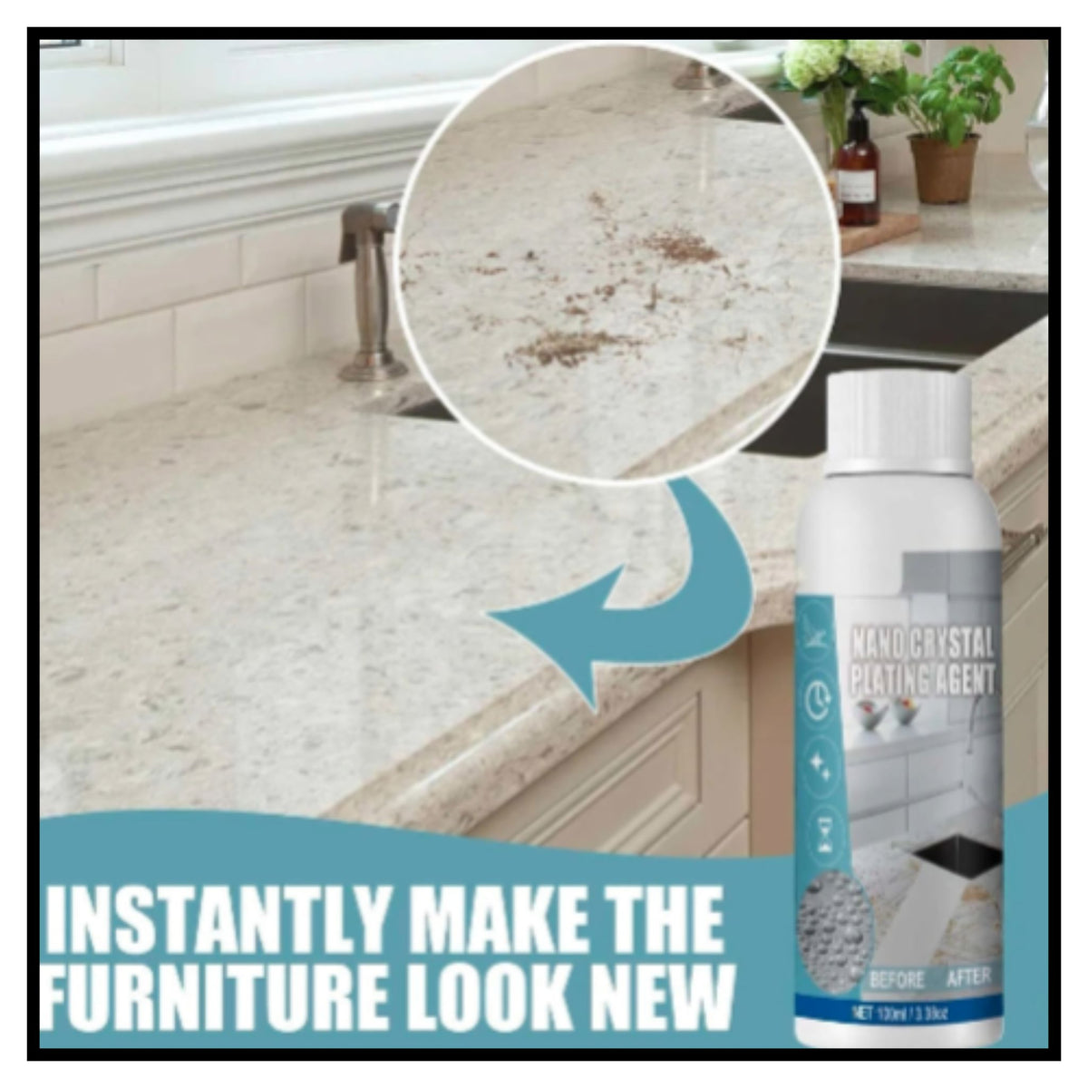 Stone Nanocrystal Coating Granite Cleaner (Pack of 2)