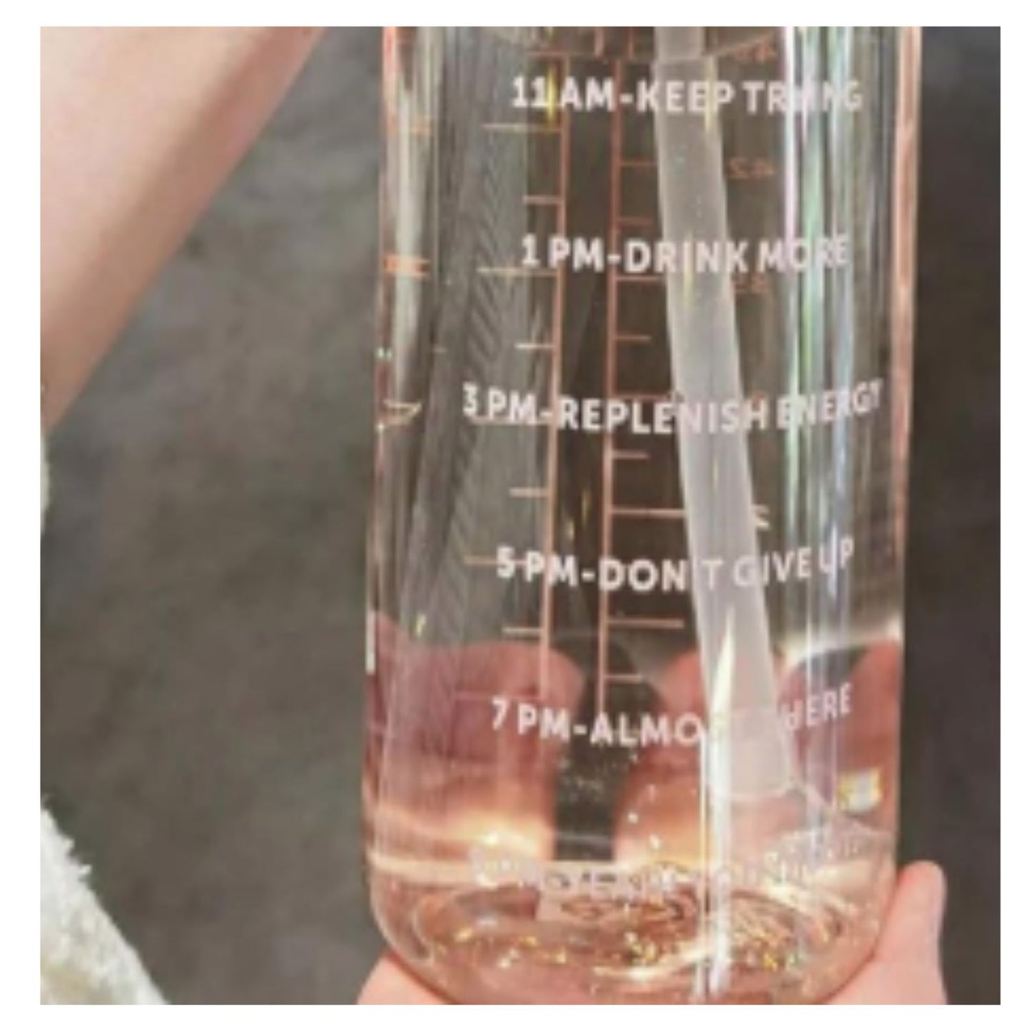 Transparent Water Bottle