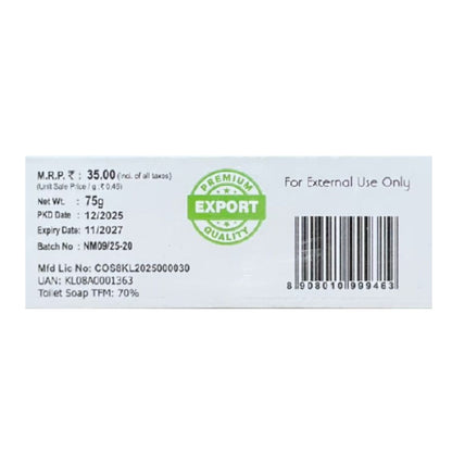 Neem Soap 75 GRM (Box) Coconut oil Handmade Natural Pure soap(Pack of 3)