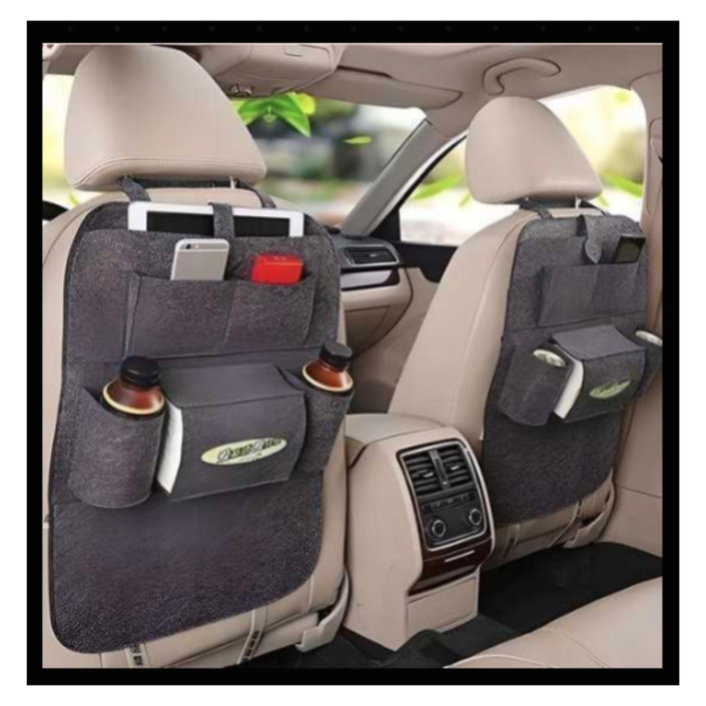 Car Back Seat Storage Organizer (Pack of 2) for vehicles