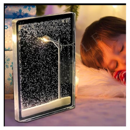 Snowy Street Lamp Night Light