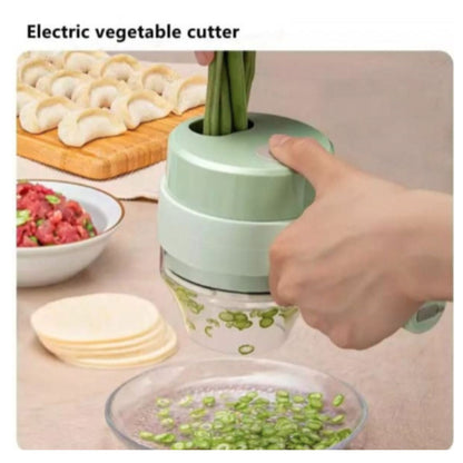 Instant Veggie Pro 🥕 4-in-1 Electric Chopper | Cut, Slice, Grate in 10 Sec