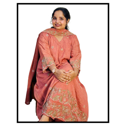 Mayuri Churidar Terracotta - S.NO 406118