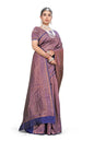 Banarasi Silk Saree  The Majestic Weaves Collection ( blue, OS )