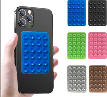 Phone Case Anti-Slip Silicone Back Cover Multipurpose Hands-Free Sticky Pads