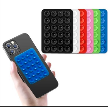 Phone Case Anti-Slip Silicone Back Cover Multipurpose Hands-Free Sticky Pads