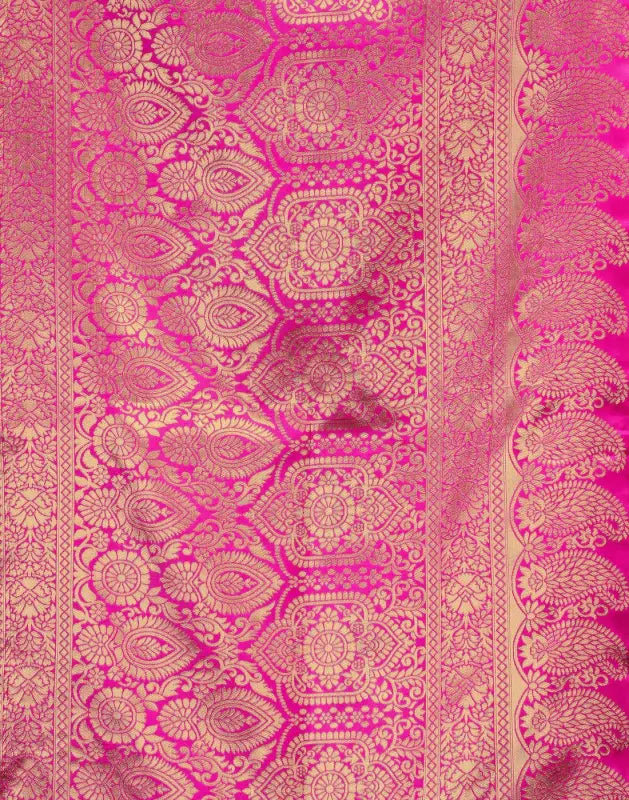 Jacquard Saree  Everyday Elegance Collection ( pink, OS )