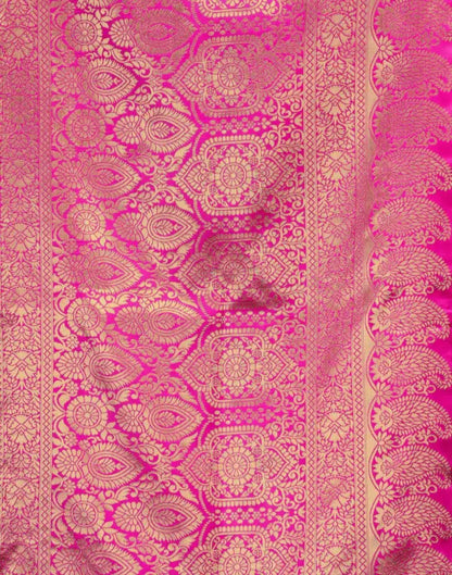 Jacquard Saree  Everyday Elegance Collection ( pink, OS )