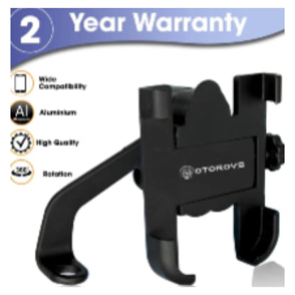 Bike Mount Holder for Navigation 360 Degree Rotating Handlebar