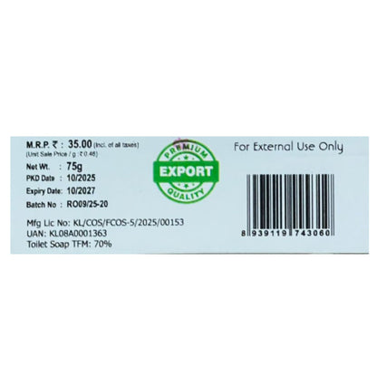 Rose 75GRM (Box) Coconut oil Handmade Natural Pure soap(Pack of 3)