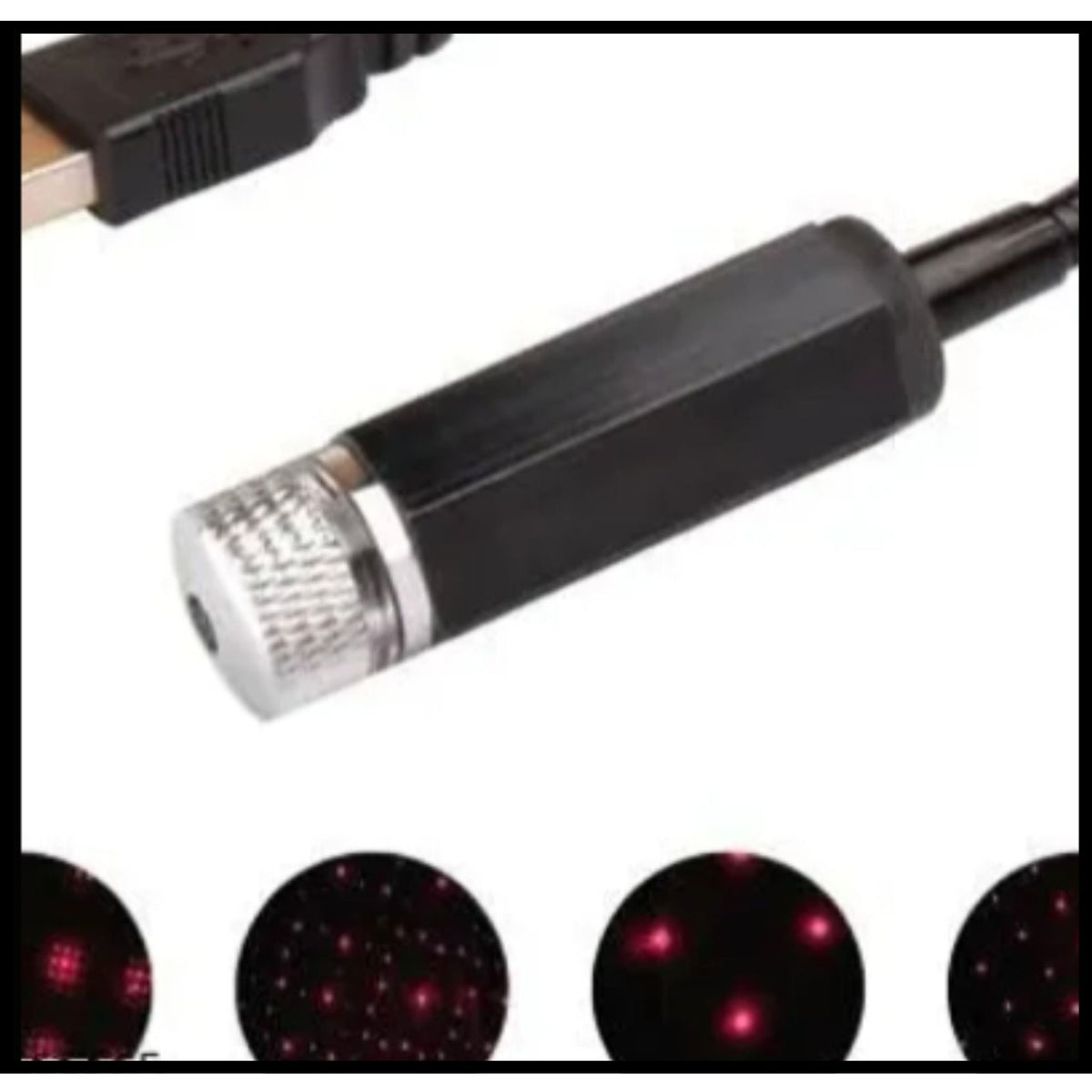 Interior Atmosphere LED Lamp Ambient USB Star Light Auto Roof Projector
