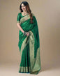 Jacquard Saree  Everyday Elegance Collection ( green, OS )