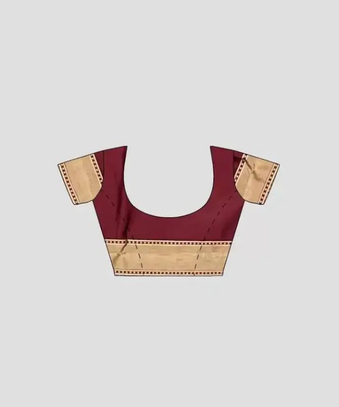 Banarasi Silk Saree  The Royal Maroon Grandeur Edition ( maroon, OS )