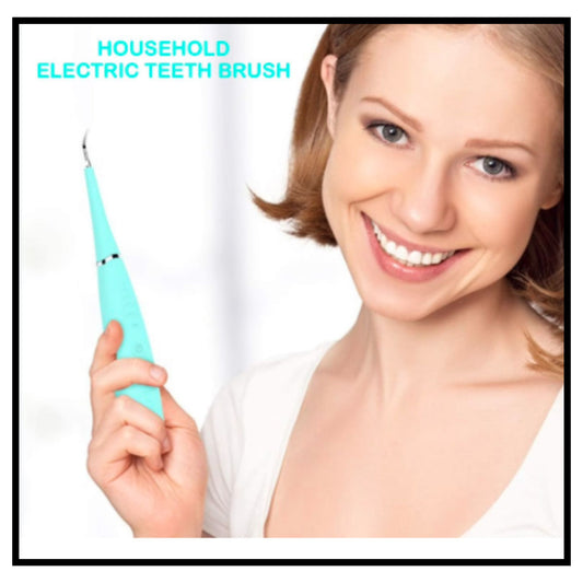3 in 1 dental and face cleaner scrubber electric toothbrush green for oral hygiene