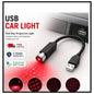 Interior Atmosphere LED Lamp Ambient USB Star Light Auto Roof Projector