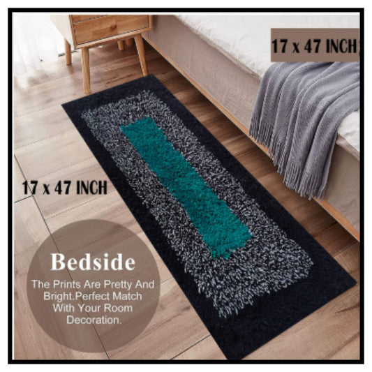 2Pcs Cotton Kitchen Mats for Floor Waterproof, Kitchen Runner Carpet for Floor, Rug for Kitchen