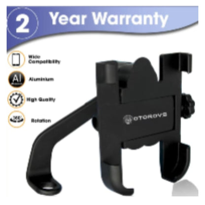 Bike Mount Holder for Navigation 360 Degree Rotating Handlebar