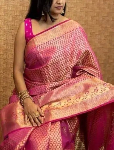 Banarasi Silk Saree  The Royal Weaves Collection ( Gajari, OS )