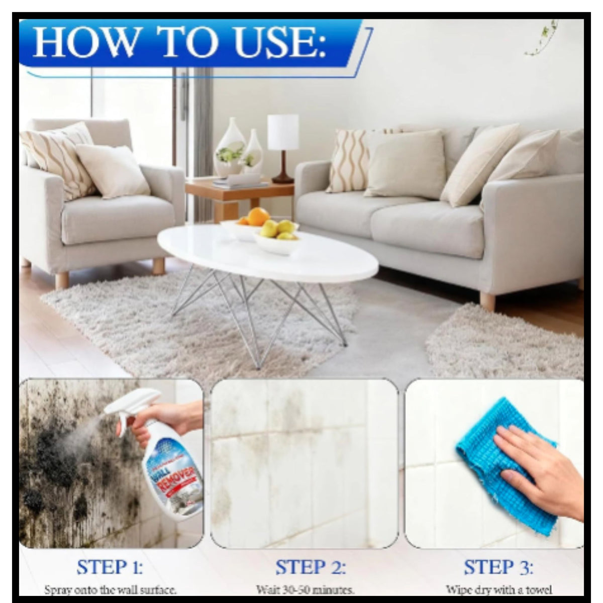 Wall Mold remover spray (Pack of 2)