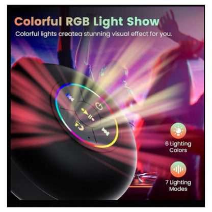 Mini Bluetooth Shower Audio Device with RGB Lights