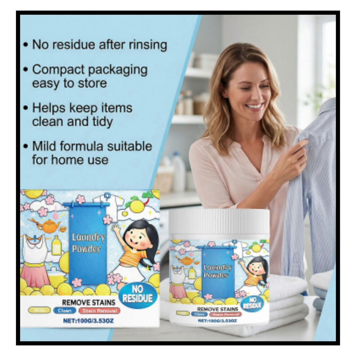 Laundry Stain Remove powder (Pack of 2)