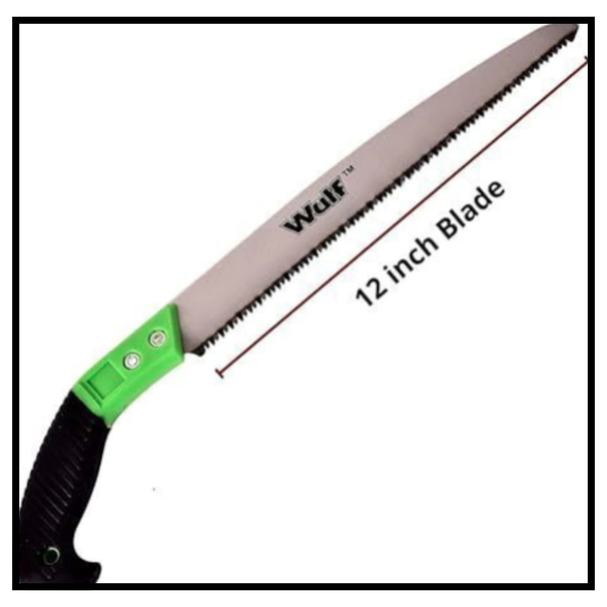 Steel Hand Saw 3 Edge Sharpen Teeth with Plastic Cover hromium Steel Wood Cutter with 3-Edge Razor Teeth & Protective Cover Wood Cutter ()