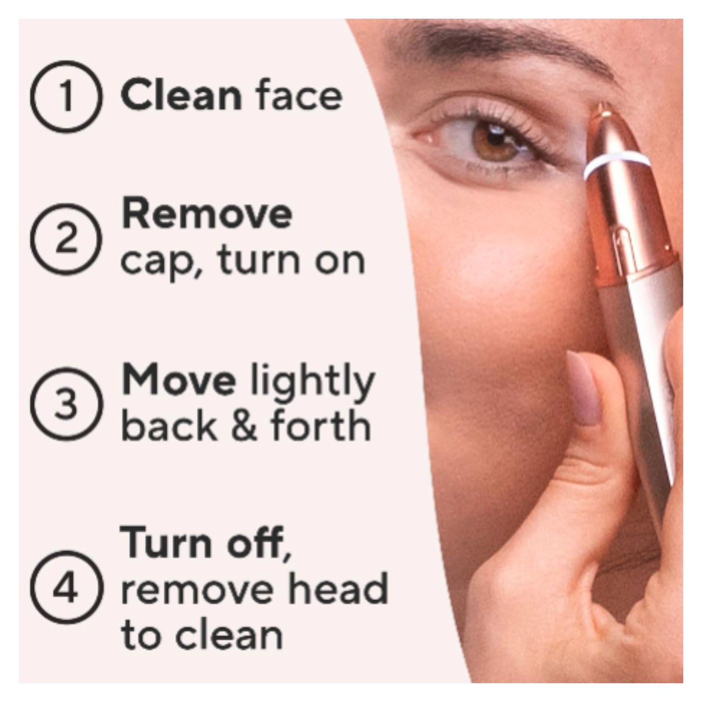 Hair Remover for Eyebrows, Blush,