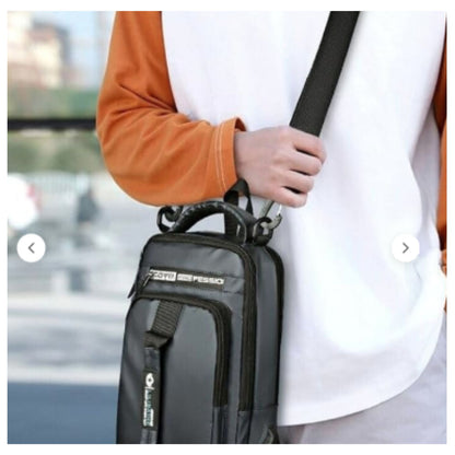 Waterproof Chest Sling Bag for Men Shoulder Gadget Organizer Crossbody Backpack